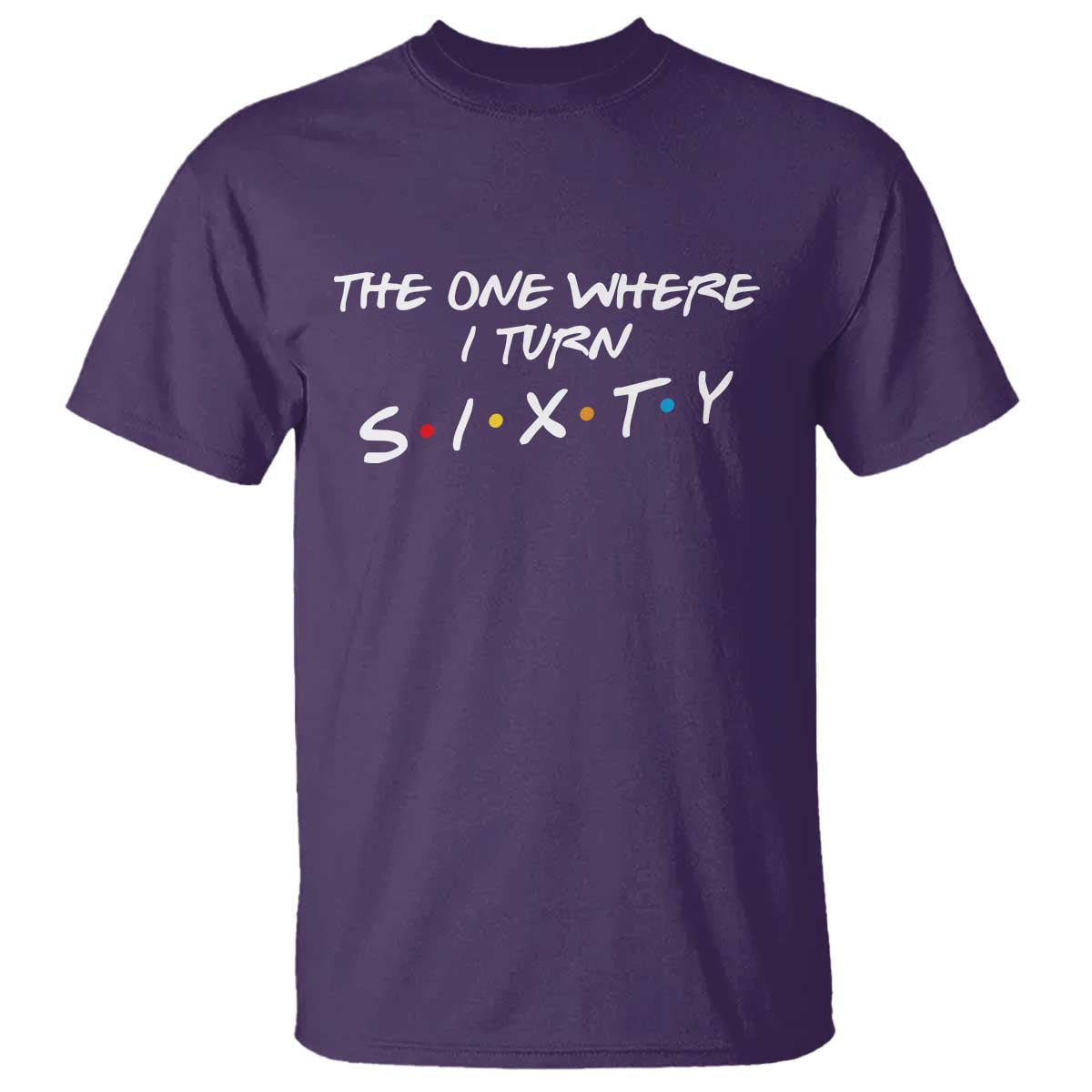 60th Birthday T Shirt The One Where I Turn Sixty Funny TV Series Bday