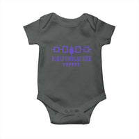 Native American Haudenosaunee Iroquois Nation Flag Baby Onesie - Wonder Print Shop