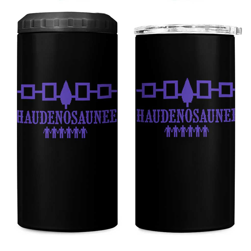 Native American Haudenosaunee Iroquois Nation Flag 4 in 1 Can Cooler Tumbler - Wonder Print Shop