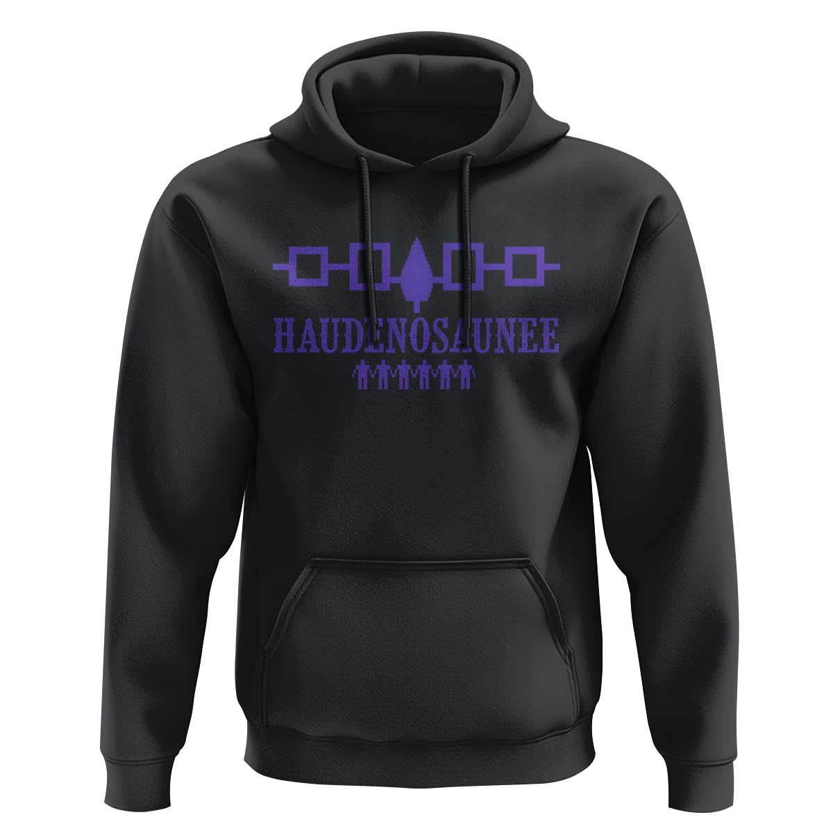 Native American Haudenosaunee Iroquois Nation Flag Hoodie - Wonder Print Shop