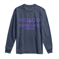 Native American Haudenosaunee Iroquois Nation Flag Long Sleeve Shirt - Wonder Print Shop