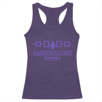 Native American Haudenosaunee Iroquois Nation Flag Racerback Tank Top - Wonder Print Shop