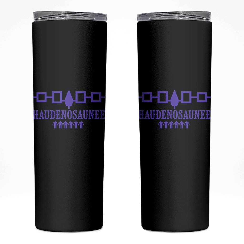 Native American Haudenosaunee Iroquois Nation Flag Skinny Tumbler - Wonder Print Shop