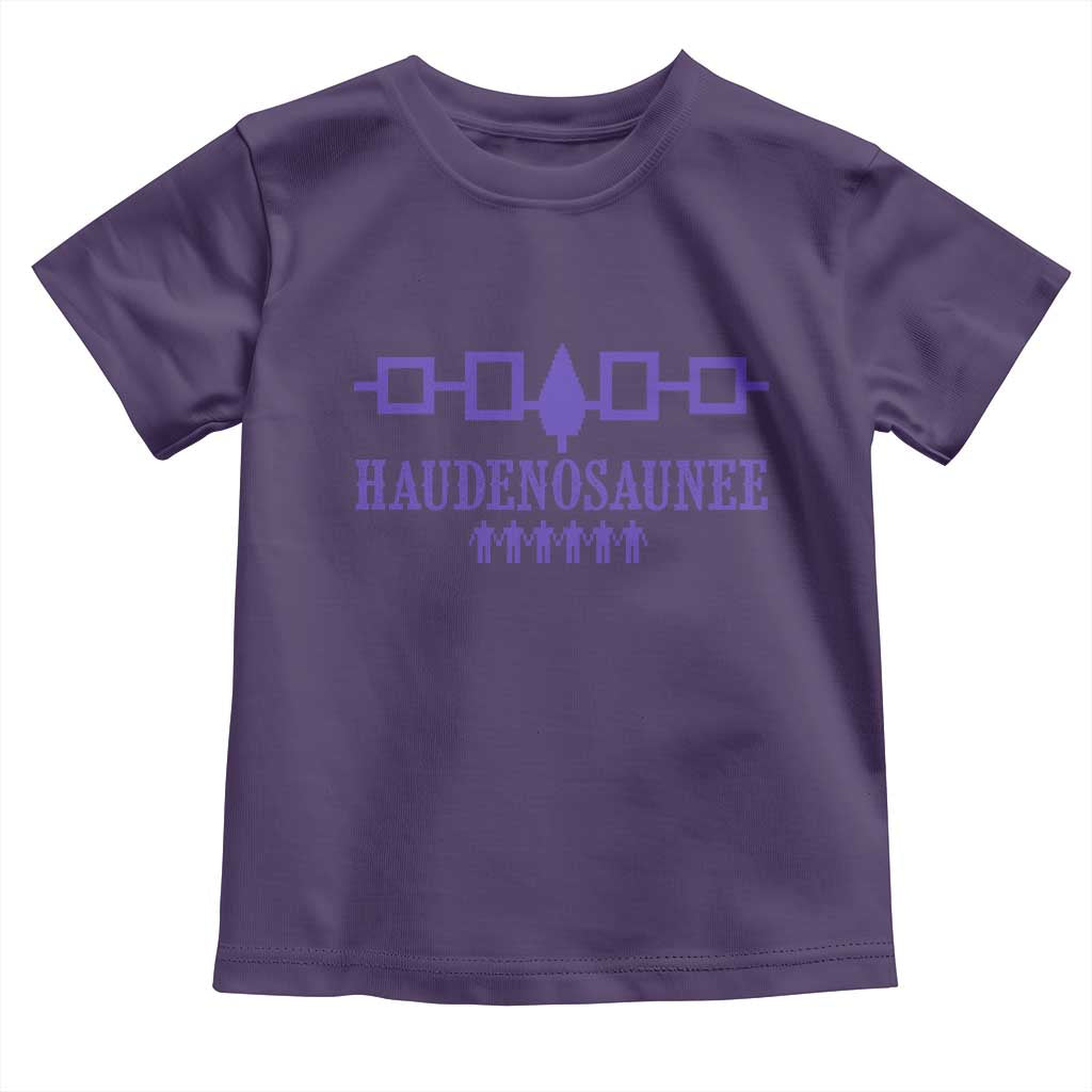 Native American Haudenosaunee Iroquois Nation Flag Toddler T Shirt - Wonder Print Shop