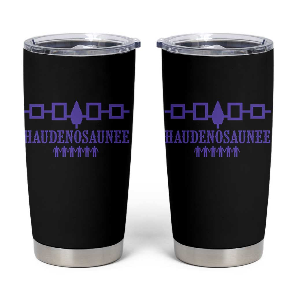Native American Haudenosaunee Iroquois Nation Flag Tumbler Cup - Wonder Print Shop