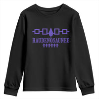 Native American Haudenosaunee Iroquois Nation Flag Youth Sweatshirt - Wonder Print Shop