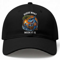 Funny Shark Guess What Week It Is Baseball Cap Shark Awareness Summer Vacation