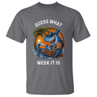 Funny Shark Guess What Week It Is T Shirt Shark Awareness Summer Vacation