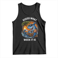 Funny Shark Guess What Week It Is Tank Top Shark Awareness Summer Vacation