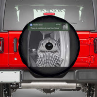 There is Motion at Your Front Door Funny Shark Motion Meme Spare Tire Cover