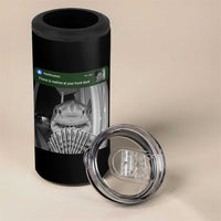 There is Motion at Your Front Door Funny Shark Motion Meme 4 in 1 Can Cooler Tumbler