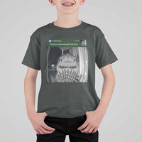 There is Motion at Your Front Door Funny Shark Motion Meme T Shirt For Kid