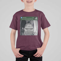 There is Motion at Your Front Door Funny Shark Motion Meme T Shirt For Kid