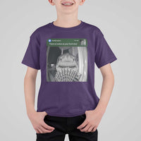 There is Motion at Your Front Door Funny Shark Motion Meme T Shirt For Kid