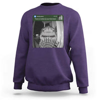 There is Motion at Your Front Door Funny Shark Motion Meme Sweatshirt