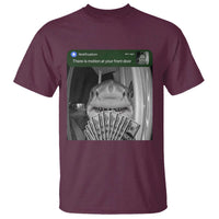 There is Motion at Your Front Door Funny Shark Motion Meme T Shirt