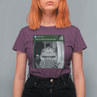 There is Motion at Your Front Door Funny Shark Motion Meme T Shirt For Women