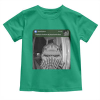There is Motion at Your Front Door Funny Shark Motion Meme Toddler T Shirt