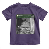 There is Motion at Your Front Door Funny Shark Motion Meme Toddler T Shirt