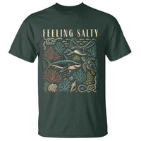 Feeling Salty Shark Lover Vintage Ocean Life T Shirt