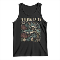 Feeling Salty Shark Lover Vintage Ocean Life Tank Top
