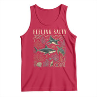 Feeling Salty Shark Lover Vintage Ocean Life Tank Top