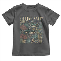 Feeling Salty Shark Lover Vintage Ocean Life Toddler T Shirt