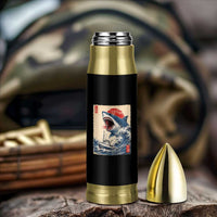 Megalodon Shark Japanese Vintage Graphic Ukiyo e Art Bullet Tumbler