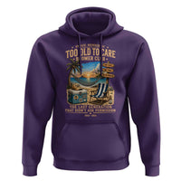 Proud Member of Too Old To Care Boomer Club Hoodie Funny Baby Boomer Retire Summer Vacation