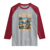 Proud Member of Too Old To Care Boomer Club Raglan Shirt Funny Baby Boomer Retire Summer Vacation