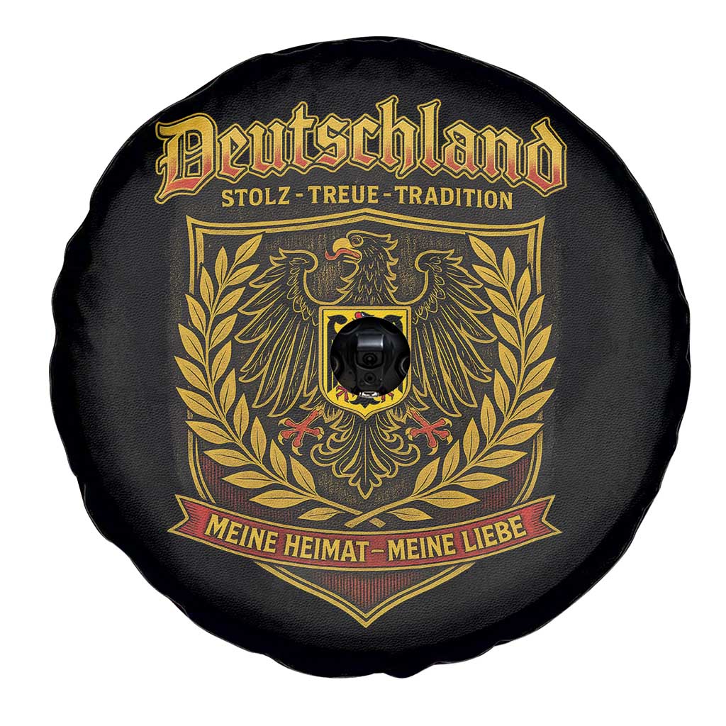 German Heritage Pride Spare Tire Cover Deutschland Stolz Treue Tradition Meine Heimat Meine Liebe - Wonder Print Shop