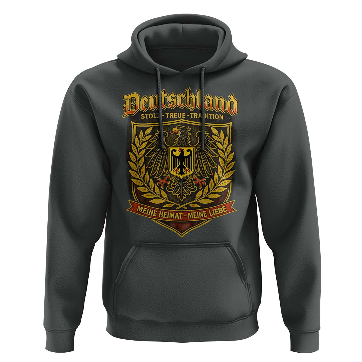 German Heritage Pride Hoodie Deutschland Stolz Treue Tradition Meine Heimat Meine Liebe - Wonder Print Shop
