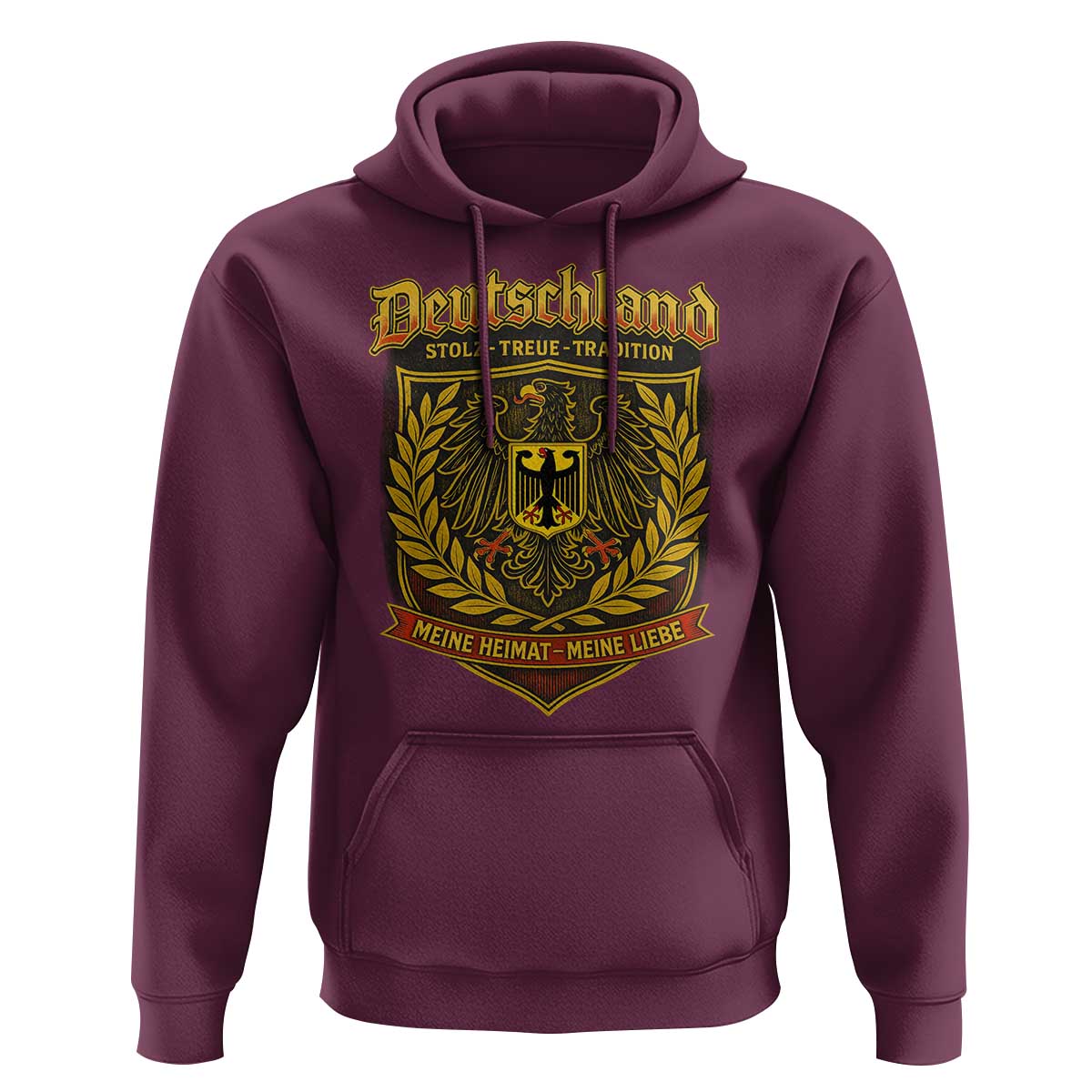 German Heritage Pride Hoodie Deutschland Stolz Treue Tradition Meine Heimat Meine Liebe - Wonder Print Shop