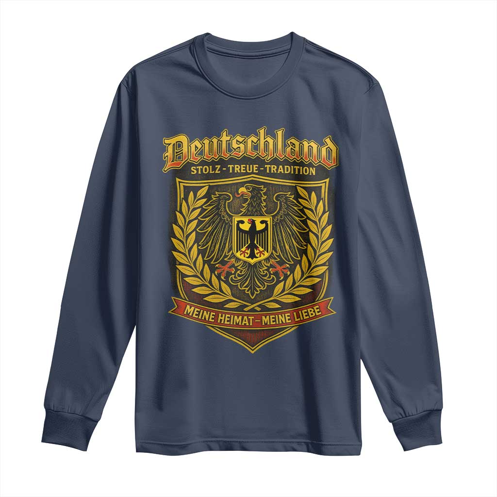 German Heritage Pride Long Sleeve Shirt Deutschland Stolz Treue Tradition Meine Heimat Meine Liebe - Wonder Print Shop