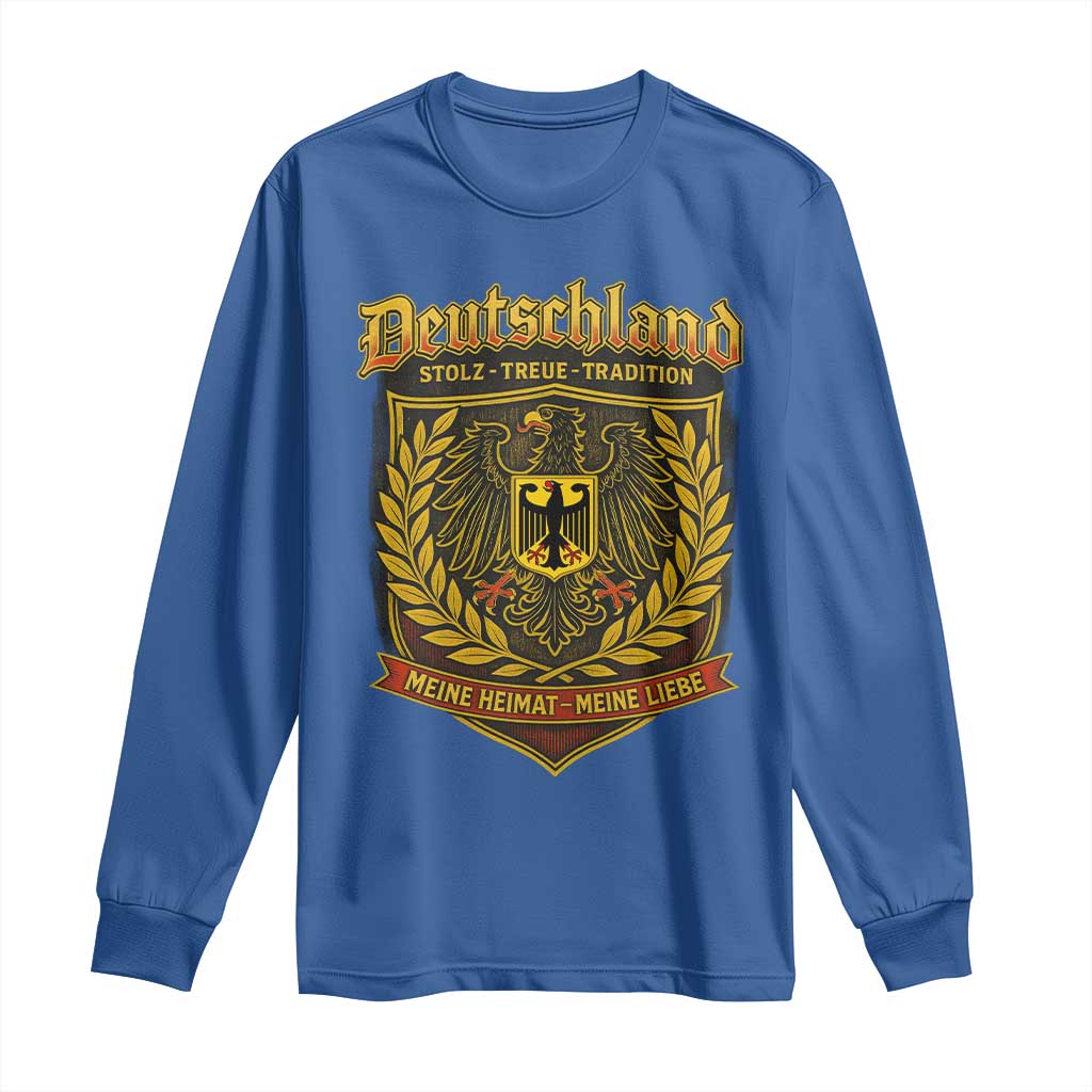 German Heritage Pride Long Sleeve Shirt Deutschland Stolz Treue Tradition Meine Heimat Meine Liebe - Wonder Print Shop