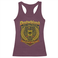 German Heritage Pride Racerback Tank Top Deutschland Stolz Treue Tradition Meine Heimat Meine Liebe - Wonder Print Shop