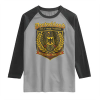 German Heritage Pride Raglan Shirt Deutschland Stolz Treue Tradition Meine Heimat Meine Liebe - Wonder Print Shop