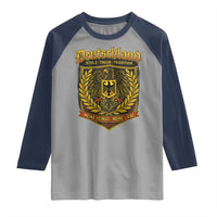 German Heritage Pride Raglan Shirt Deutschland Stolz Treue Tradition Meine Heimat Meine Liebe - Wonder Print Shop