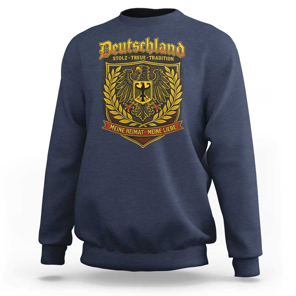 German Heritage Pride Sweatshirt Deutschland Stolz Treue Tradition Meine Heimat Meine Liebe - Wonder Print Shop