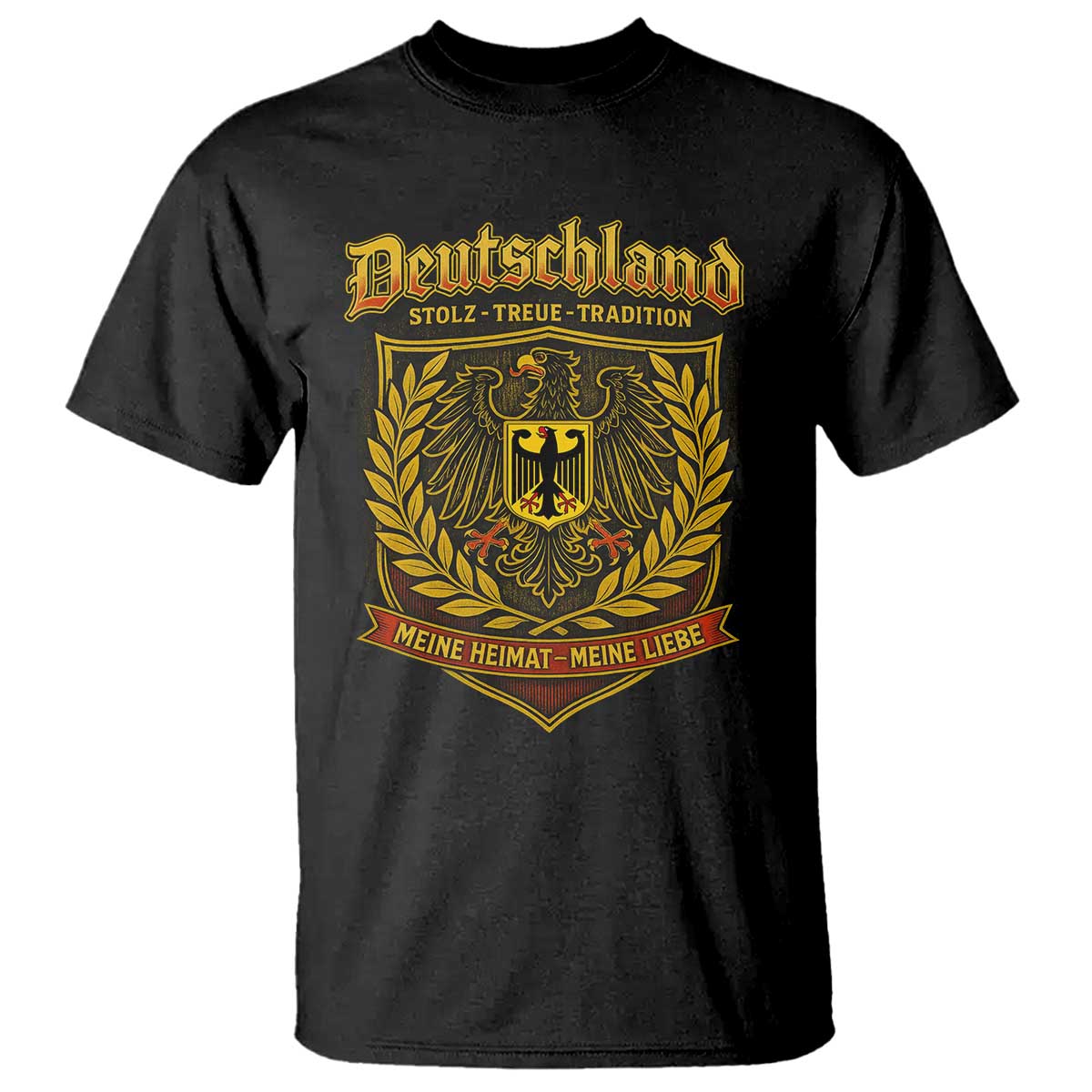 German Heritage Pride T Shirt Deutschland Stolz Treue Tradition Meine Heimat Meine Liebe - Wonder Print Shop