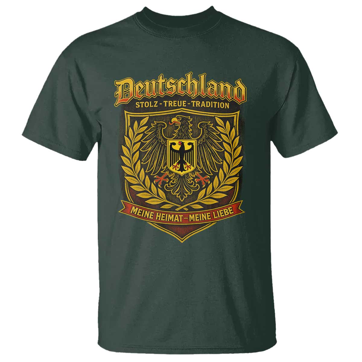 German Heritage Pride T Shirt Deutschland Stolz Treue Tradition Meine Heimat Meine Liebe - Wonder Print Shop