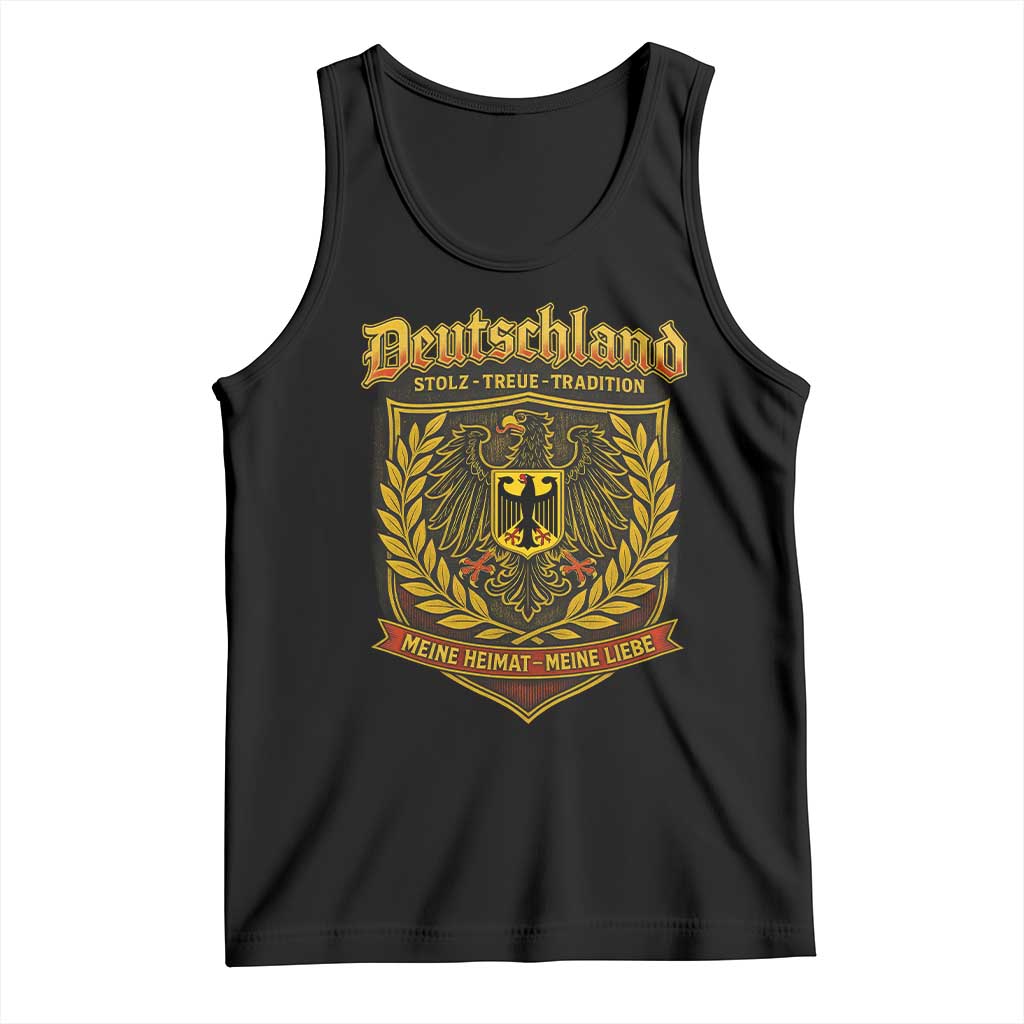 German Heritage Pride Tank Top Deutschland Stolz Treue Tradition Meine Heimat Meine Liebe - Wonder Print Shop