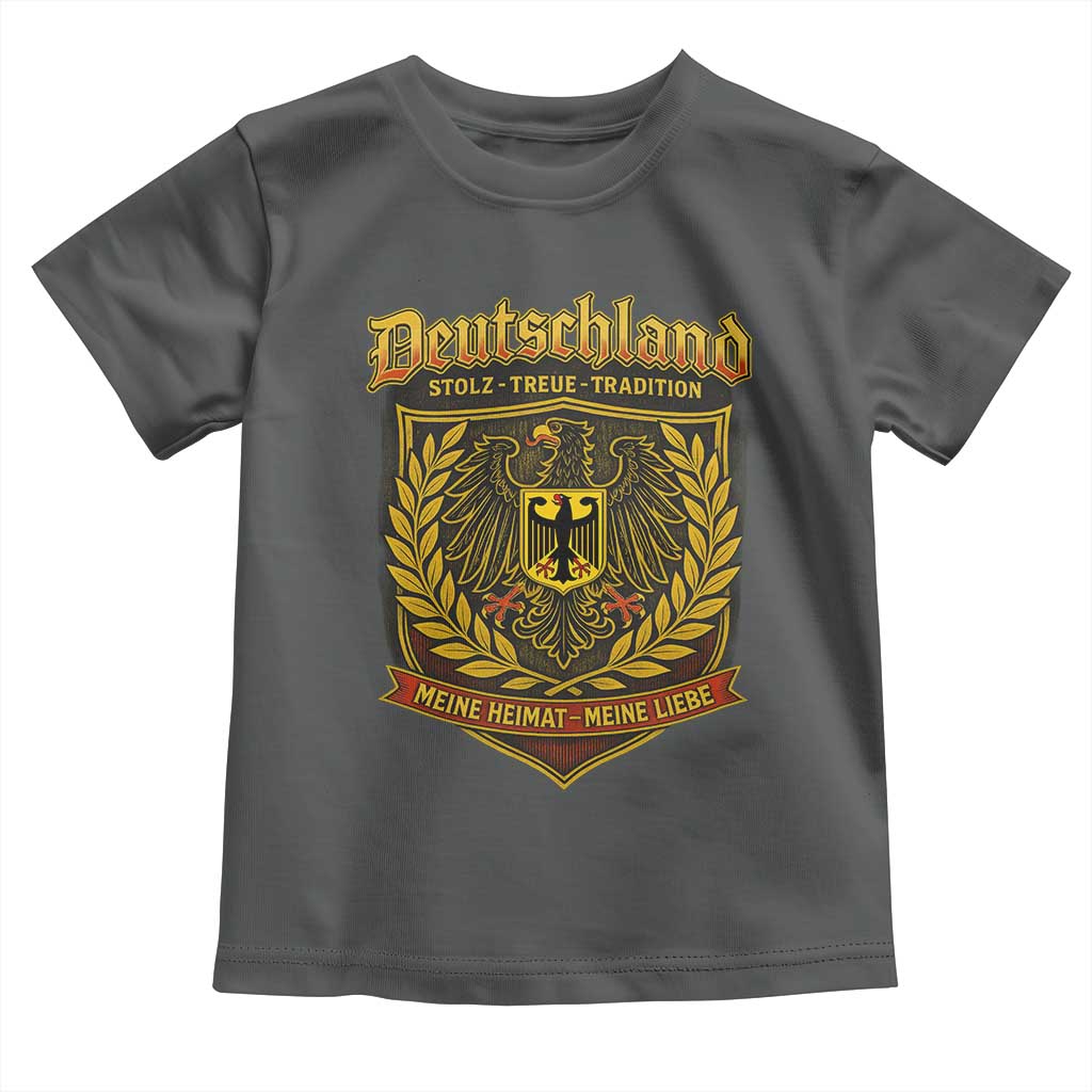 German Heritage Pride Toddler T Shirt Deutschland Stolz Treue Tradition Meine Heimat Meine Liebe - Wonder Print Shop