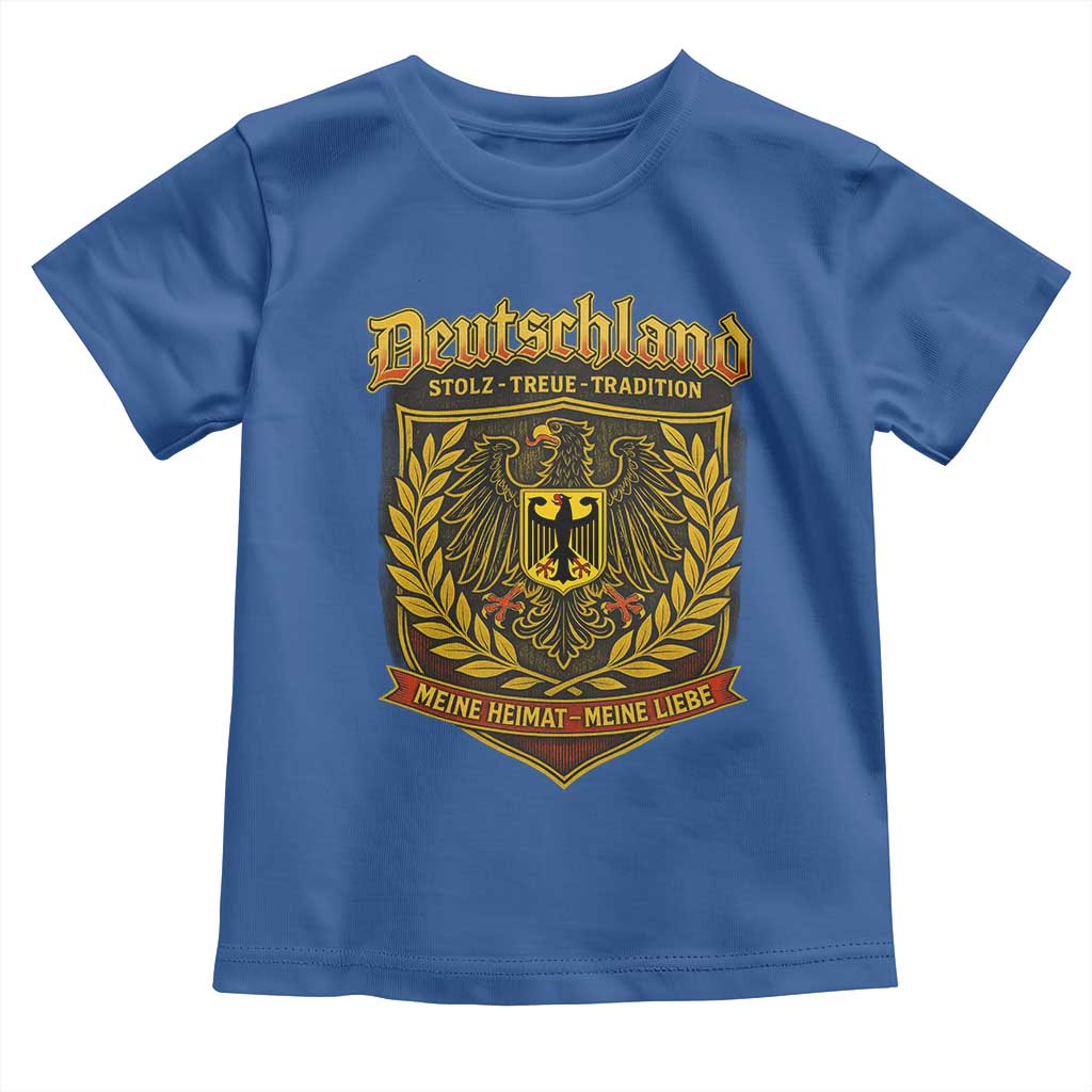German Heritage Pride Toddler T Shirt Deutschland Stolz Treue Tradition Meine Heimat Meine Liebe - Wonder Print Shop