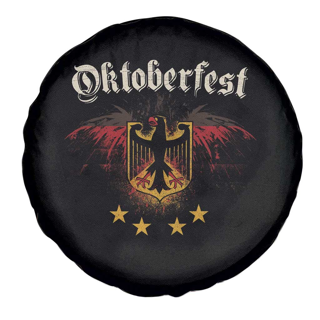 Oktoberfest German Drinking Festival Spare Tire Cover Bundesadler Coat of Arms Star - Wonder Print Shop