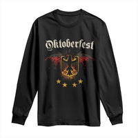 Oktoberfest German Drinking Festival Long Sleeve Shirt Bundesadler Coat of Arms Star - Wonder Print Shop