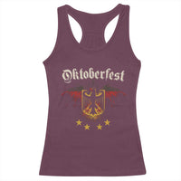 Oktoberfest German Drinking Festival Racerback Tank Top Bundesadler Coat of Arms Star - Wonder Print Shop