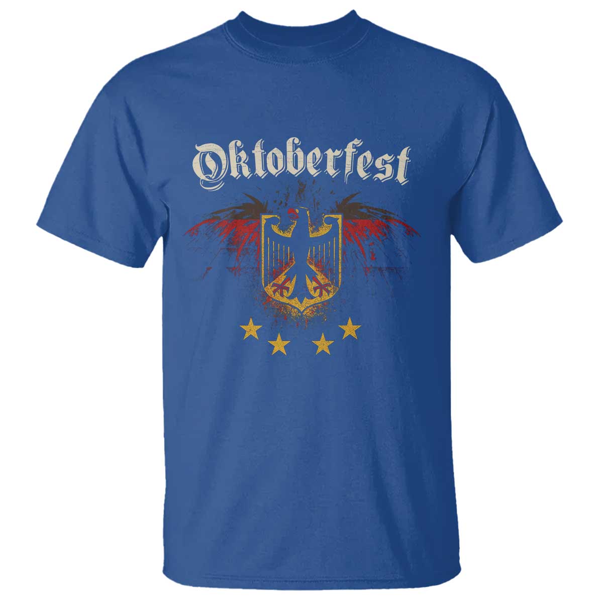 Oktoberfest German Drinking Festival T Shirt Bundesadler Coat of Arms Star - Wonder Print Shop