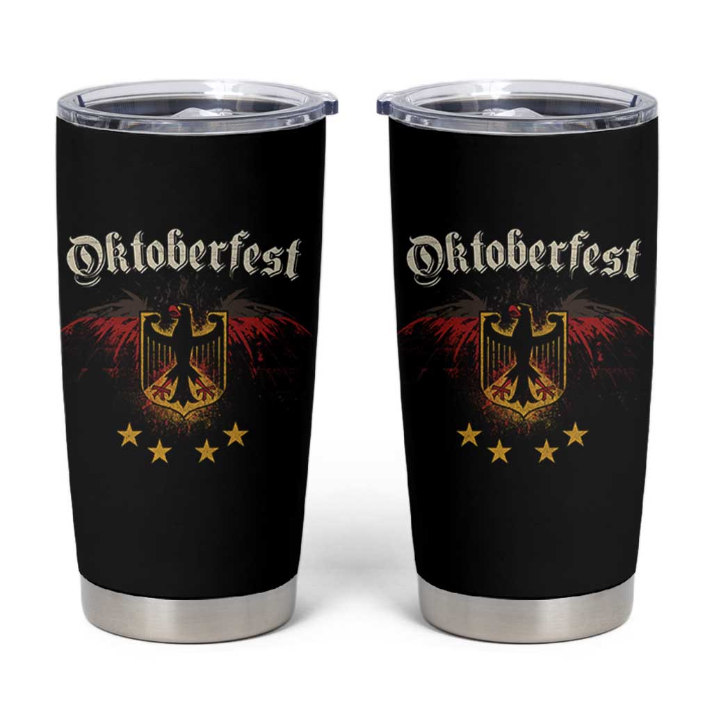 Oktoberfest German Drinking Festival Tumbler Cup Bundesadler Coat of Arms Star - Wonder Print Shop