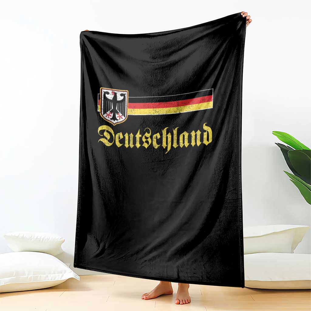 Deutschland German Heritage Pride Throw Blanket Bundesadler Coat of Arms - Wonder Print Shop